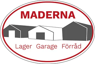 Logotyp Maderna Lager Garage o Förråd