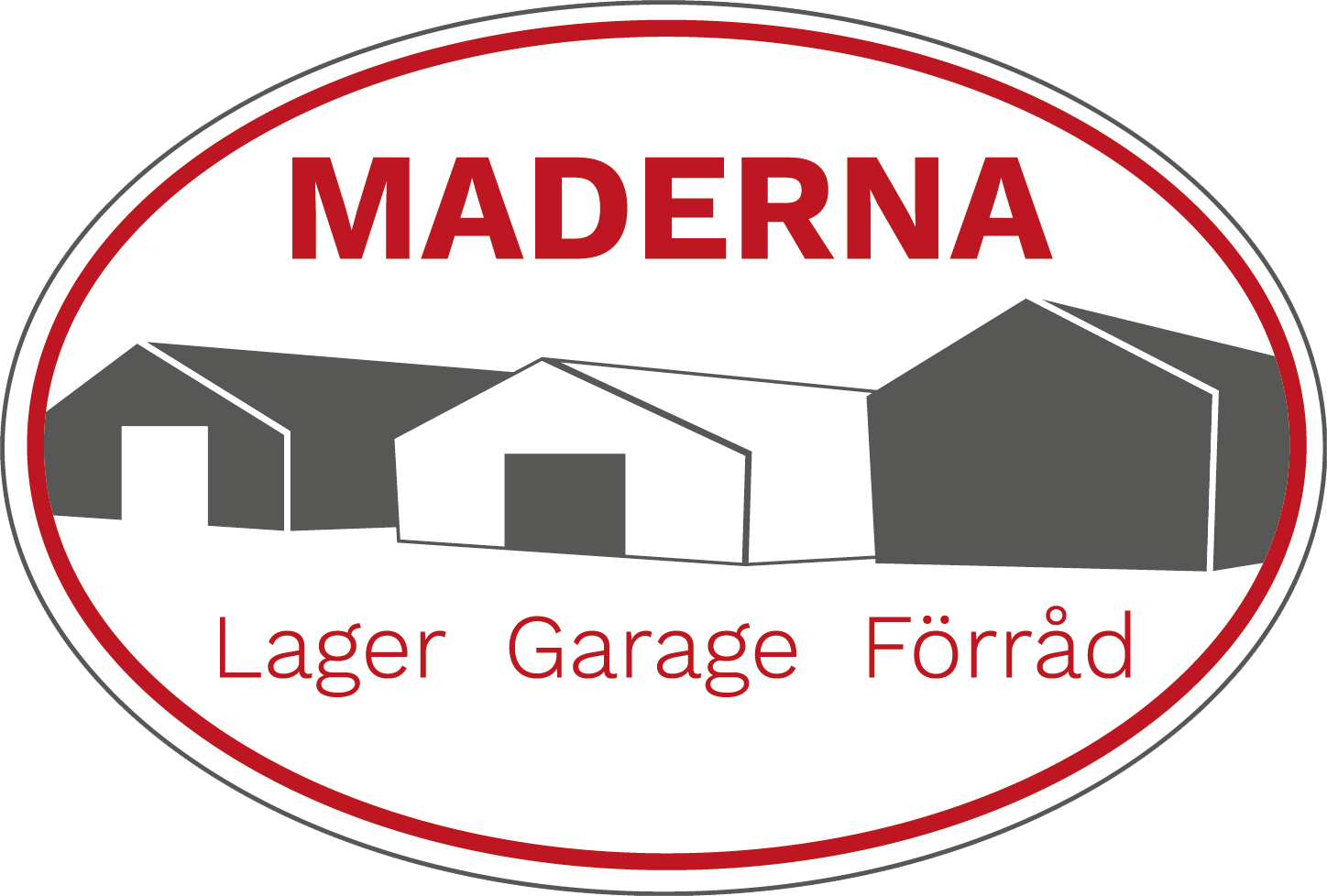 Logotyp Maderna Lager Garage o Förråd